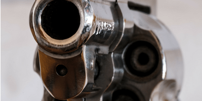 barrel of gun proposal to allow federal funds for guns