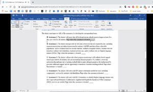 screenshot of FDOE webinar documents