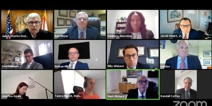 picture of zoom hearing