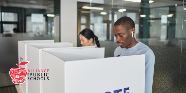 picture of people voting