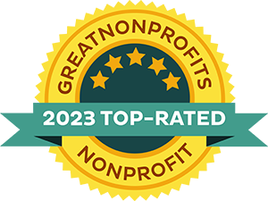 2023 Great Nonprofits top rated award badge