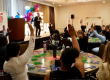 photo featuring a ballroom with students in the audience listening to Superintendent Van Ayers of Hillsborough County Public Schools